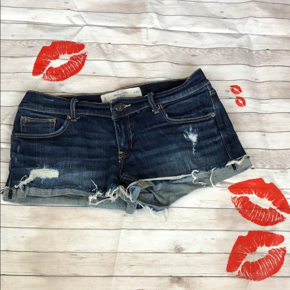 Abercrombie & Fitch Jean Denim Shorts